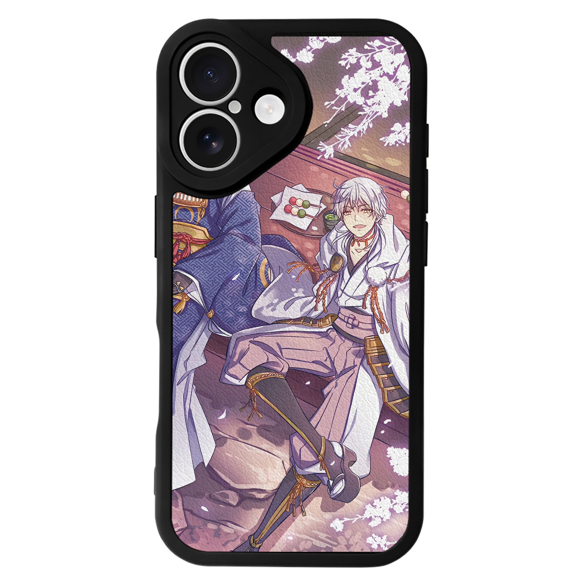 （画像用） 刀剣乱舞 Touken Ranbu 【iPhone 16シリーズ対応】シリコンスマホケース（レザー調） 材質：シリコン